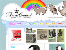 Tablet Screenshot of ferretcouture.co.uk